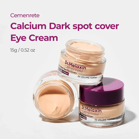 15G Niacinamide and Calcium Gluconate Eye Cream Dark Spot Cover for under Eye Bags Sagging and Dark Circles Skin Care Beauty