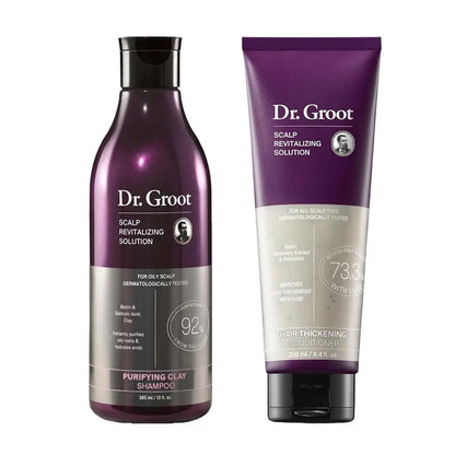 Dr.Groot Anti-Hair Loss Care Set Shampoo Conditioner Removing Dandruff Oil Control Deep Moisturizing Smooth Frizzy Hair