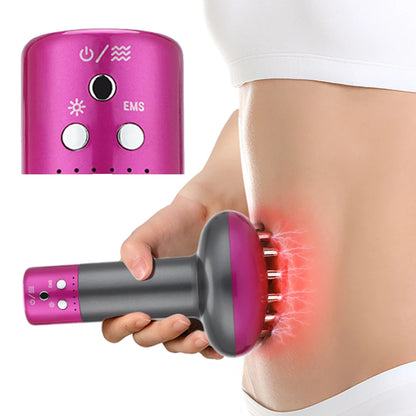 Smart Meridian Brush Abdome Massager Wireless Hot Compress anti Cellulite Back Dredging Meridian Thermal Moxibustion Slimming