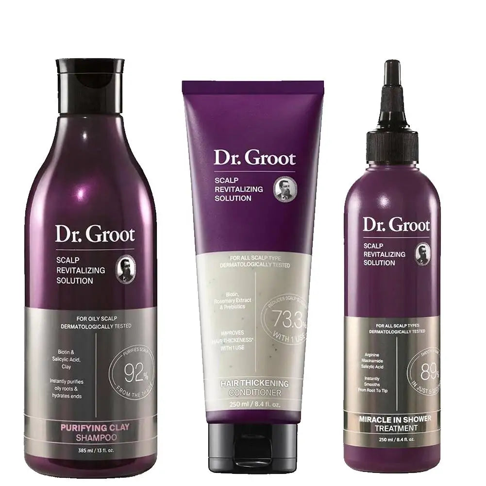 Dr.Groot Anti-Hair Loss Care Set Shampoo Conditioner Removing Dandruff Oil Control Deep Moisturizing Smooth Frizzy Hair