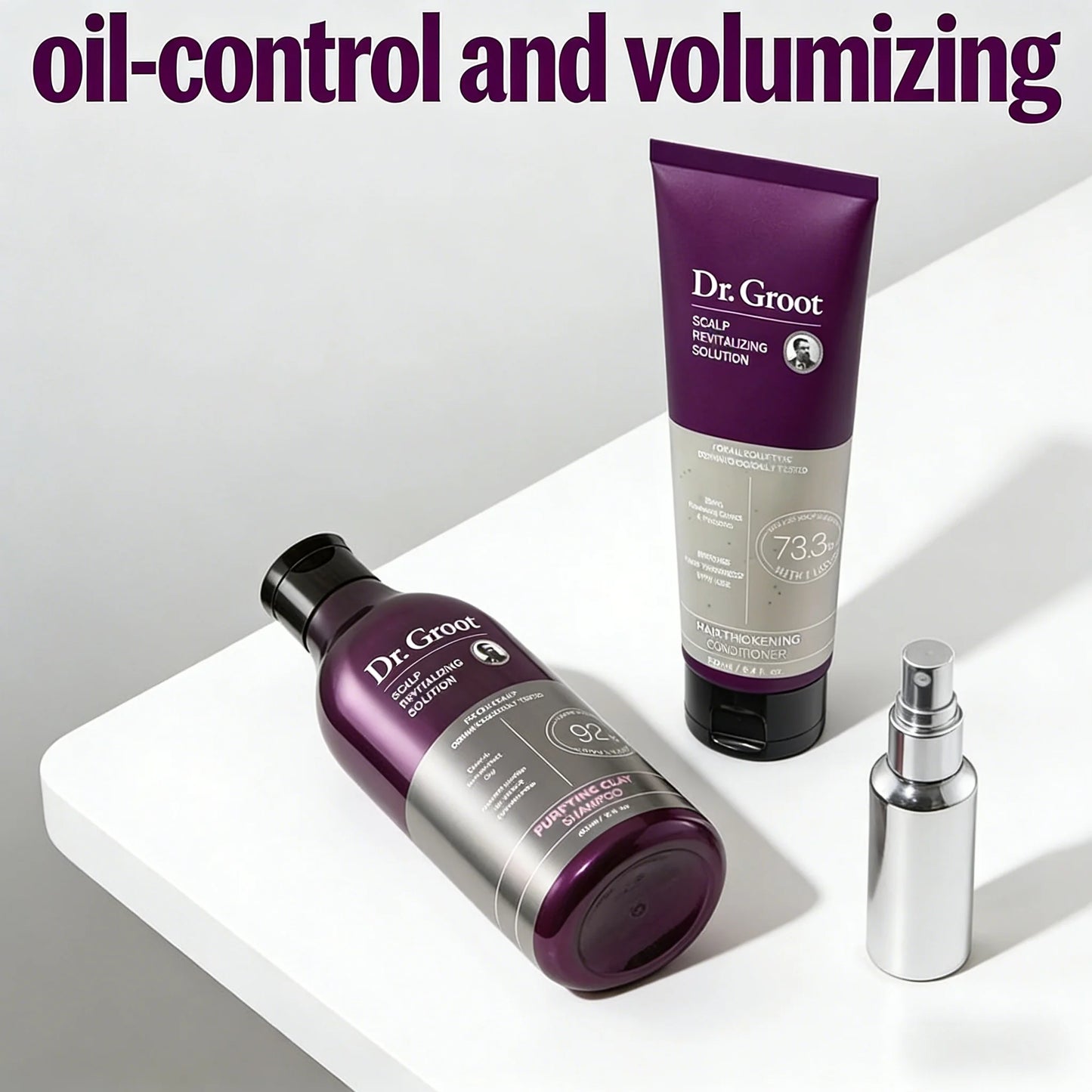 Dr.Groot Anti-Hair Loss Care Set Shampoo Conditioner Removing Dandruff Oil Control Deep Moisturizing Smooth Frizzy Hair