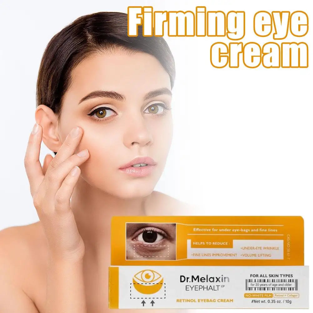 Retinol Eye Care under Eye Cream for Eyebag & Dark Circle Repair, Calcium Volume Eye Patch, Fades Fine Lines, Firming, Brighten