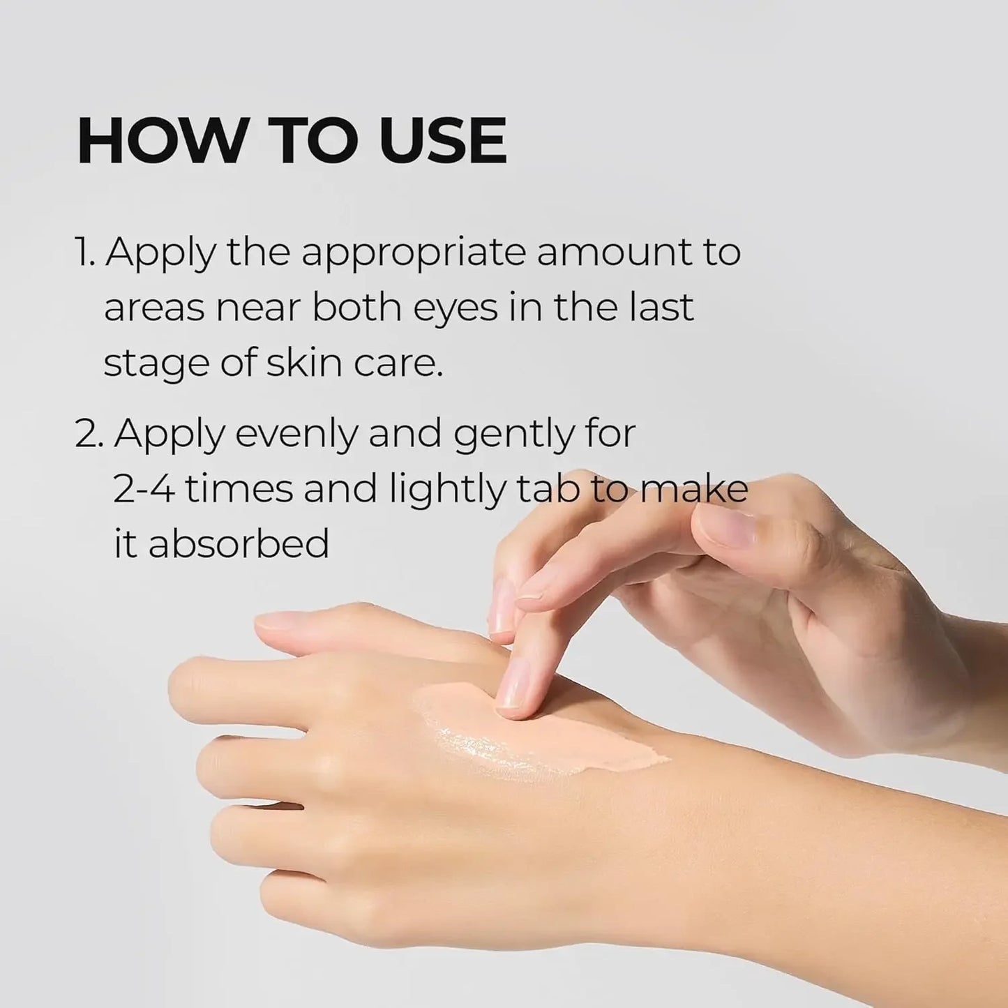 15G Niacinamide and Calcium Gluconate Eye Cream Dark Spot Cover for under Eye Bags Sagging and Dark Circles Skin Care Beauty