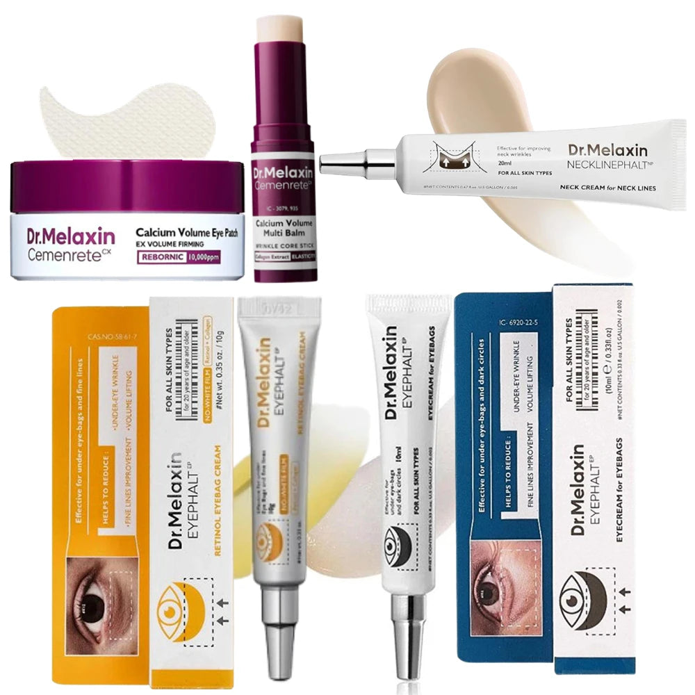 Retinol Eye Care under Eye Cream for Eyebag & Dark Circle Repair, Calcium Volume Eye Patch, Fades Fine Lines, Firming, Brighten